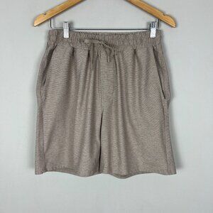 Outdoor Voices Shorts Men Medium Beige Stretch Athletic Active Athleisure Casual